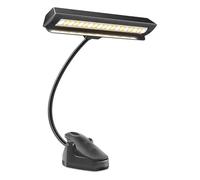 Uxsjakjsd Luz Recargable para Atril de Partituras, con Clip para Piano, Portátil, USB-C, para Piano, Orquesta, Podio y Caballete.
