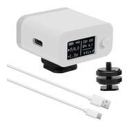 Uxsjakjsd M08 Fotómetro de Cámara, Fotómetro de Fotografía, Decodificador de Fotografía, Fotómetro de Reflexión, Zapata de Fijación Fría/Caliente, Fotómetro de Cámara