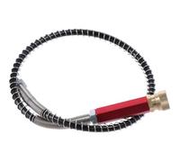 Uxsjakjsd Manguera de Bomba de Aire Manguera de Aire para Bomba de Aire con Conector Hembra de 8 Mm, Acero Rápido, Cobre, 4500 Psi, Resorte de Alta Presión, Manguera de Inflado Negra