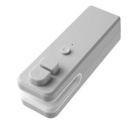 Uxsjakjsd Máquina Selladora Pequeña para Snacks, Laminadora de Bolsas de Plástico para Uso Doméstico, para Conservación de Alimentos, Sellado Al Vacío, Color Gris.