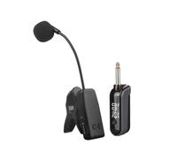 Uxsjakjsd Micrófono Inalámbrico Bluetooth de 2,4 GHz con Pantalla Digital, Conectar y Usar para Presentaciones en el Escenario, Flauta, Erhu, Saxofón y Violín.
