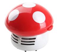 Uxsjakjsd Mini Aspiradora de Escritorio de Mano con Forma de, Limpiador de Escritorio, Borrador, Papel, Barredora de Polvo, Color Rojo.