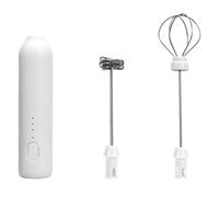 Uxsjakjsd Mini Batidora de Leche Portátil, Batidora de Alimentos, Espumadora de Leche Eléctrica para el Hogar, Recargable por USB, Herramienta de Licuado de Mano.