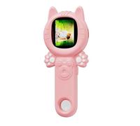 Uxsjakjsd Mini Microscopio Digital 2 en 1, 500X, Cámara de 2 MP con 8 LED, Ideal para Niños, Plantas e Insectos, Color Rosa.