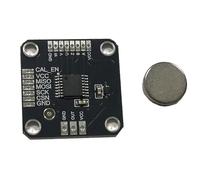 Uxsjakjsd Módulo Codificador Magnético MT6835 de 21 bits con Interfaz PWM/SPI de Alta Precisión para Motor Sin Escobillas. Reemplaza el AS5048 C