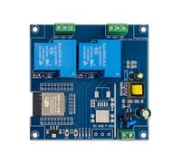 Uxsjakjsd Módulo de Relé ESP32 30A de 2 Canales, Placa de Desarrollo Bluetooth WiFi AC220V Compatible con Desarrollo Secundario