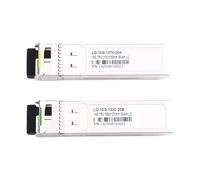 Uxsjakjsd Módulo LC SFP+ 10G BIDI de Fibra Óptica Monomodo de 1270/1330 NM y 20 Km para Conmutador HORACO