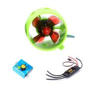 Uxsjakjsd Motor de Propulsión para Lancha Submarina de 12 V CC A 24 V CC, 20 A, con Hélice Positiva de 4 Palas para Robot Submarino RC DIY.