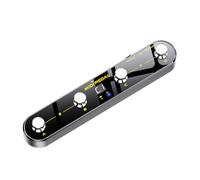 Uxsjakjsd Pedal de Control MIDI Inalámbrico con Cambio de Modo de Sonido y Cuatro Pasos para Guitarra Eléctrica.