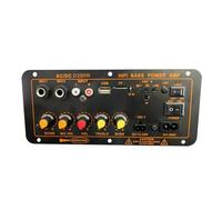 Uxsjakjsd Placa Amplificadora de 300 W, Tarjeta Enchufable de 12 V, Amplificador de Potencia Bluetooth de 24 V para Coche, Placa Amplificadora MP3 Bluetooth 5.0 con Enchufe Europeo.