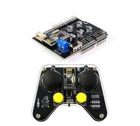 Uxsjakjsd Placa de Expansión de Servoaccionamiento PWM de 8 Canales con Control de Brazo Robótico, Receptor 2.4G Integrado y Control Remoto 2.4G.