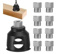 Uxsjakjsd Plantilla de Perforación, Herramienta de Ayuda para Taladrar, Guía de Perforación Vertical, Localizador de Agujeros para Taladrar Madera, Herramienta de Ayuda para Taladrar Madera