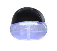 Uxsjakjsd Purificador de Aire A Base de Agua, Purificador de Aire con 7 Luces LED Que Cambian de Color, Revitalizador y Ambientador, Enchufe Europeo Negro.