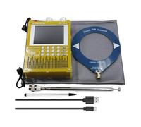 Uxsjakjsd Radio DP-666 de Alta Sensibilidad TEF6686, Banda, FM, Am, LW, MW, SW, Corta, ESP32, RDS, Pantalla Táctil IPS de 2,8 Pulgadas, Color Amarillo.