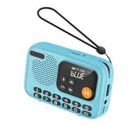 Uxsjakjsd Radio FM Portátil, Altavoz Inalámbrico Bluetooth, Grabadora con Pantalla LED, Compatible con Tarjeta TF, Disco U para el Hogar y Exteriores.