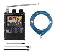 Uxsjakjsd Radio TEF6686 de Banda, Alta Sensibilidad, FM, Am, LW, MW, SW, Corta, Pantalla Táctil IPS de 2,8 Pulgadas con Antena.