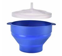 Uxsjakjsd Recipiente Plegable para Palomitas de Maíz, Redondo, Portátil, con Tapa, para Uso Doméstico, Color