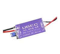 Uxsjakjsd Regulador de Voltaje UBEC para Aviones RC. Salida de 4 A, 5 V/6 V, Máx. 12 A para Baterías Lipo de 2 A 6 Celdas, 6 A 16 Celdas Ni-.