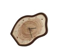 Uxsjakjsd Reloj de Pared de Madera Irregular, Decoración para el Hogar, Sala de Estar, Comedor, Reloj de Mesa, Adornos Que Aportan Belleza Natural A Su Hogar.