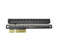 Uxsjakjsd Tarjeta Adaptadora PCI-e 4X A 16X. Convertidor de Tarjeta Vertical PCI-Express 4X Macho A Hembra. Piezas para Placa Base de Computadora.