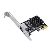 Uxsjakjsd Tarjeta de Red PCI-e A RJ45 de 5 Gbps RTL8126, Adaptador WLAN Gigabit Ethernet PCIE de 100 Mbps/1 Gbps/2,5 Gbps/5 Gbps para PC con 10 y 11