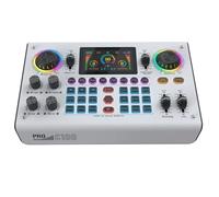 Uxsjakjsd Tarjeta de Sonido Externa MultifuncióN C100Pro de Doble Canal para Juegos en, Karaoke, TransmisióN Multimedia, Juegos y PC con Bluetooth B