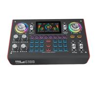 Uxsjakjsd Tarjeta de Sonido Externa MultifuncióN de Doble Canal C100Pro para Juegos en, Karaoke, TransmisióN Multimedia, Juegos y PC con Bluetooth A