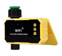 Uxsjakjsd Temporizador de Riego Solar WiFi, Aplicación Smart Life, de Riego Automático para Jardín, Controlador de Válvula de Grifo Exterior, ZigBee