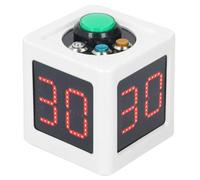 Uxsjakjsd Temporizador Digital de Cubo de 4 Lados de 1,4 Pulgadas con Cuenta Regresiva para Póker, Ajedrez y Casinos Privados, Color