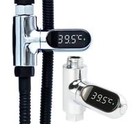 Uxsjakjsd Termómetros para el Hogar, Baño, Cocina, Ducha, Caudal de Agua, Termómetro Digital LED, Lectura Instantánea.