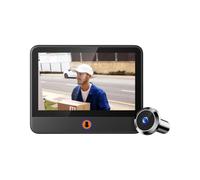 Uxsjakjsd Timbre con Mirilla Tuya Wifi de 2 MP con Detección de Movimiento PIR y Pantalla de 4,3 Pulgadas