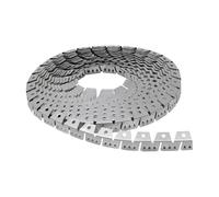 Uxsjakjsd Tira de Tachuelas de Dientes para Tapicería, Curva, Fácil Agarre para Muebles, Sillas y Sofás. Acabado en Curvos con Bordes y Parte Arqueada.