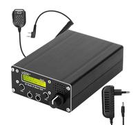 Uxsjakjsd Transceptor USDR USDX+ Plus V2 10/15/17/20/30/40/60/80 M 8 Bandas SDR SSB de Alta Frecuencia QRP con Interfaz BNC y Enchufe Europeo