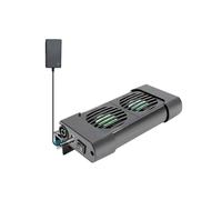 Uxsjakjsd Ventilador Enfriador de Acuario Ajustable, 2 Cabezales, Enchufe UE.