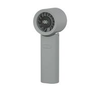 Uxsjakjsd Ventilador Portátil de Mano, Personal, 100 Velocidades, Viento Infinito, Ventilador de Escritorio para Oficina, Exterior, Color Verde.