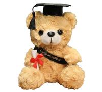 UxuoQxa 1 regalo de licenciatura, regalo de graduación para exámenes, sombrero de doctorado oso de peluche para celebración de graduación, artículo de regalo académico para graduación