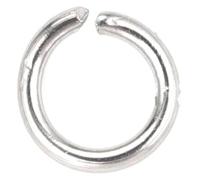 UXvohkudg Stainless Steel Open Jump Rings | Silver Multiple Sizes 200 pcs For Jewelry Making DIY Double Loops Connectors