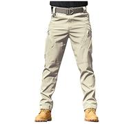 uxxnjfg Compra Online, Pantalon Trabajo Hombre Trekking Trabajo Tallas Grandes Pantalón Tacticos Camuflaje Senderismo Pantalones Multibolsillos Elasticos Ropa De Caza para Hombre Caqui M