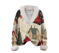 uxxnjfg Mis Pedidos Realizados, Jersey Mujer Invierno Navideño Rebajas Camisetas Navideñas Tallas Grandes Reno Nieve Jersey Camiseta Festival Outfit Regalos para Mujer S