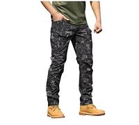uxxnjfg Pantalon Trabajo Hombre Elasticos Cargo Pantalones Camuflaje Militar Tallas Grandes Pantalón con Bolsillos Senderismo Ropa De Caza para Hombre Ofertas Flash del Dia Patrón de Serpiente M