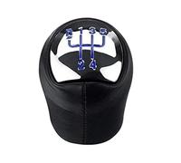 UYAERWA Perilla De Cambio De Marchas Manual De 5 Velocidades Para Renault Para Megane Clio II Twingo Kangoo Logan, Color Azul Pomos Para Palanca De Coche