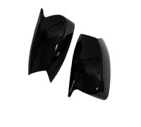 UYCHYTQR Cubierta del Espejo Lateral Marco del Espejo Retrovisor Lateral para F&ORD para S-MAX 2007-2014(Negro Brillante)