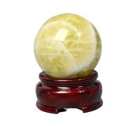 UYCUODLUY 1 Bola de topacio 5-6 cm, Cristal Cuarzo Pulida a Mano, adivinación, Regalo