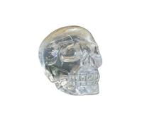 UYCUODLUY 1 Calavera de Cuarzo Transparente Tallada a Mano 500 a 550 g