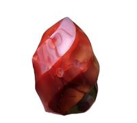 UYCUODLUY 1 Pieza de 100-150 g Piedra Preciosa cornalina Llama Cristal antorcha ágata roja
