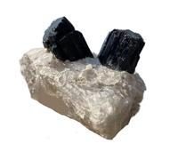 UYCUODLUY 1 Pieza de 2,1-2,3 kg Piedra cruda simbiótica turmalina Negra Cuarzo