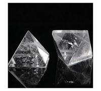 UYCUODLUY 1 Pieza de 4 cm pirámide Cristal, Cuarzo Transparente, Piedra cruda