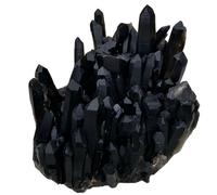 UYCUODLUY 1 racimo de Cristal Ahumado Negro 900-1000 g