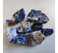 UYCUODLUY 100 g 2-4 cm Piedra de sodalita Azul cruda Aceites Cristales Cuarzo Roca Acuario Decoración del hogar Preciosa