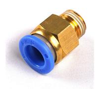 UYCUODLUY 10pcs 1/8'' 1/4'' 3/8'' 1/2'' Male-4 6 8 10 12mm Straight Push In Fitting Pneumatic Push To Connector Tubing, Pipe (Color : PC 8 x 04)